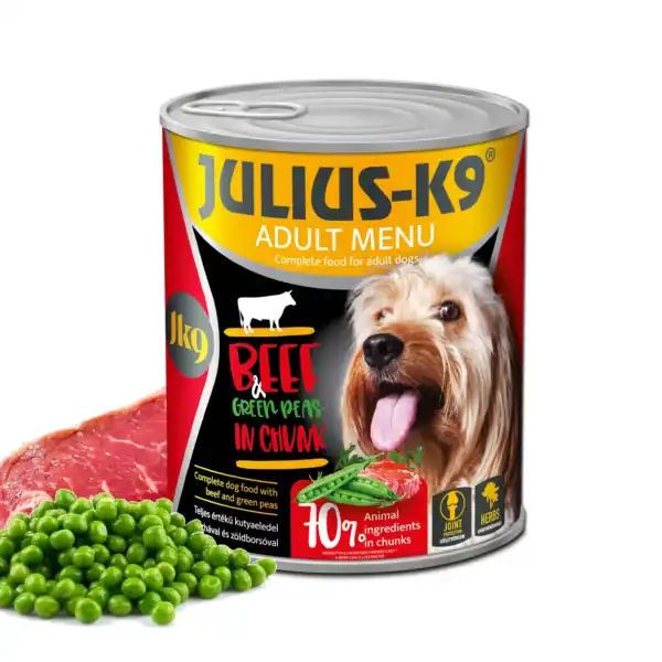 Beef & green peas