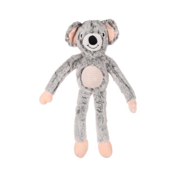 Hondenspeelgoed gemaakt van zachte pluche en met een squeaker voor extra speelplezier. Geen vulling, dus geen rommel! Lekker groot: 40cm.