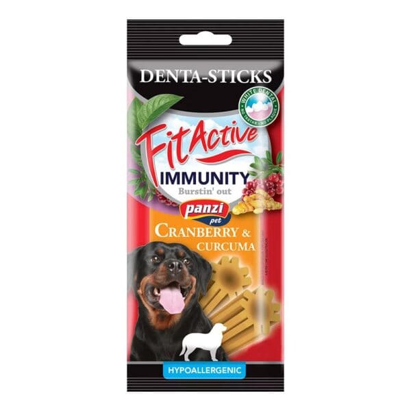 Deze smakelijke dental sticks helpen tandsteen te verminderen en zijn verrijkt met natuurlijke ingrediënten en vitaminen voor extra gezondheidsvoordelen.