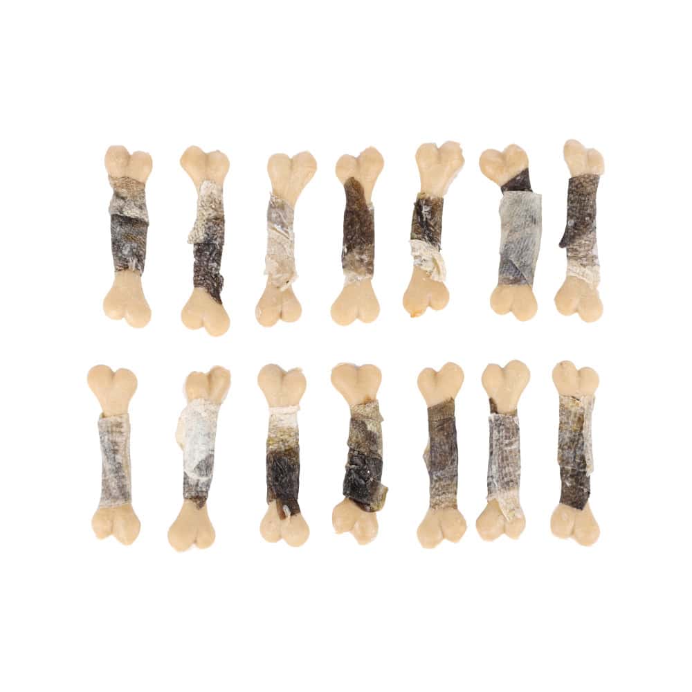 Calciumbotjes met kabeljauwhuid 85g