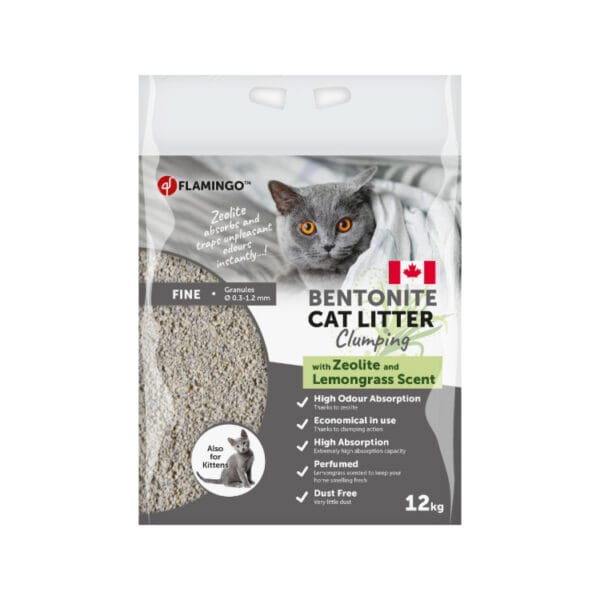 Kattenbakvulling Betoniet - citroengras
