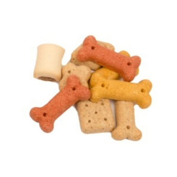 Smakelijk en krokante hondenkoekjes als tussendoortje. Verpakt in een handige voordeelverpakking van 1,5kg. Geschikt voor alle rassen.